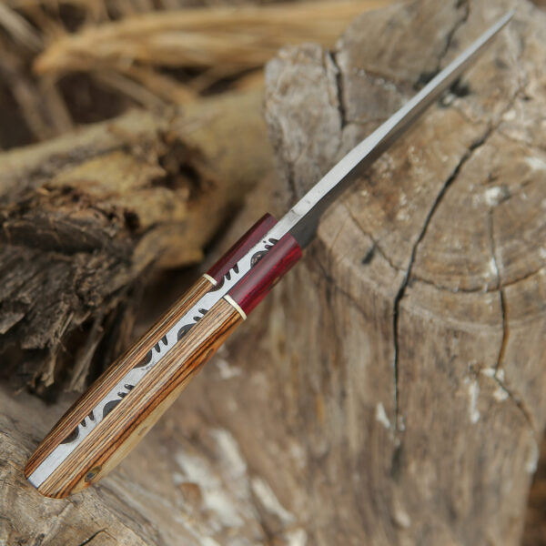 Custom handmade High Carbon Steel Hunting Skinner knife, camping knife, Survival knife, Full tang knife, With Dollar Sheet - Image 4